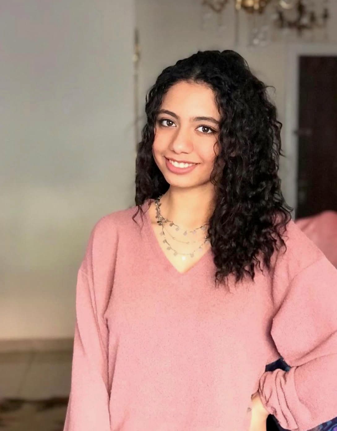 Magda during COVID lockdown, natural hair